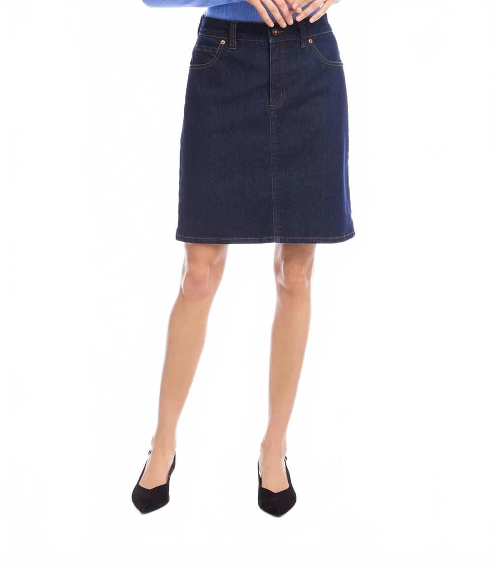NEW KAREN KANE della denim short skirt in indigo